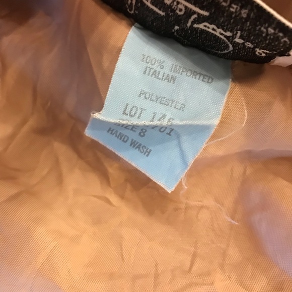 Antonio Ruspoli Jacket Metallic Shimmer Rouched Adjustable Sleeves Size 8 - Picture 9 of 9